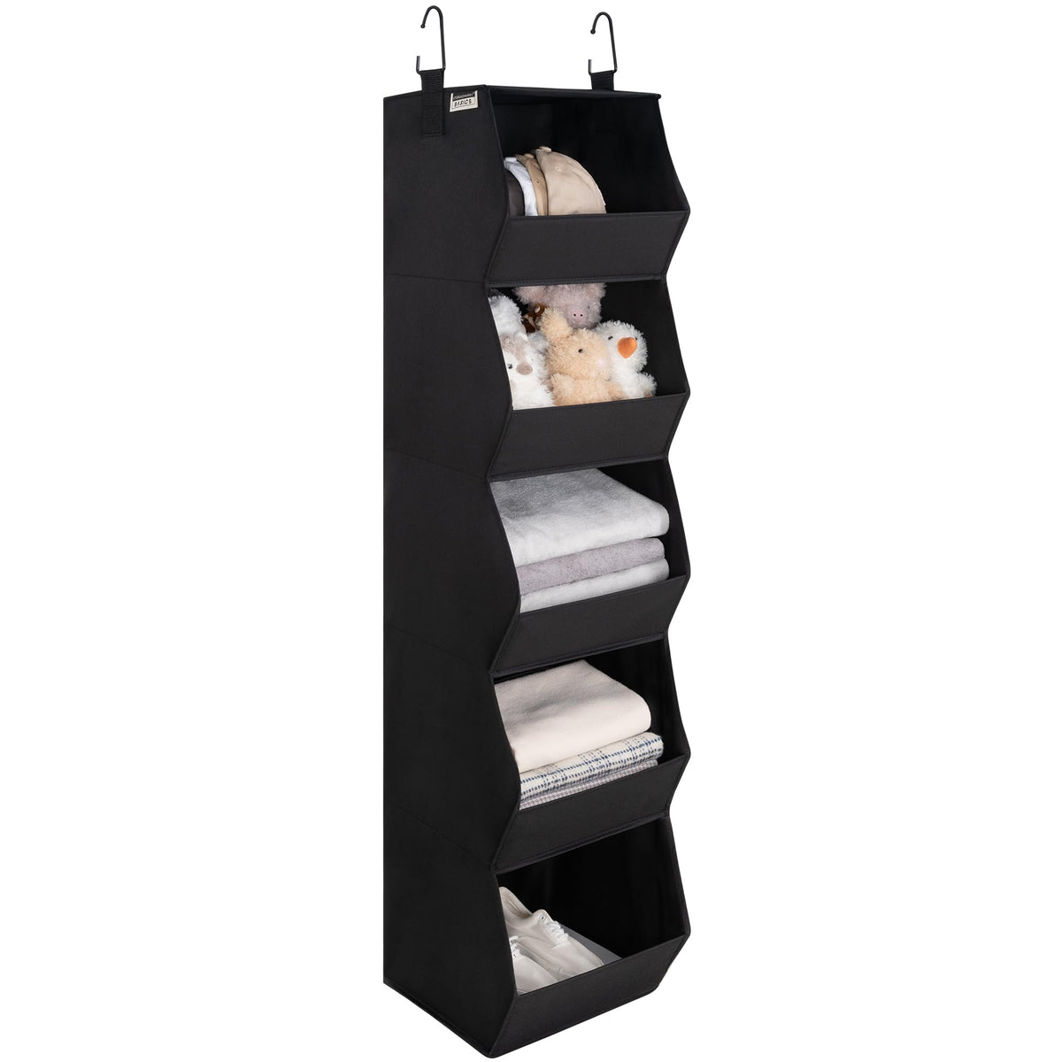 StorageWorks Basics Hanging Closet Organizer, Foldable Storage Organizer