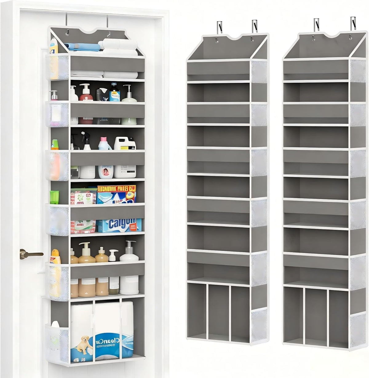 Over the Door Organizer, Compact Hanging Storage for Nursery Bathroom