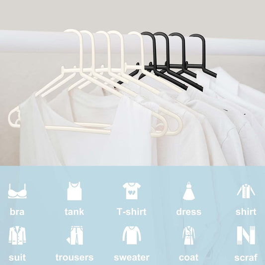 Byomostor Plastic Hangers 50 Pack
