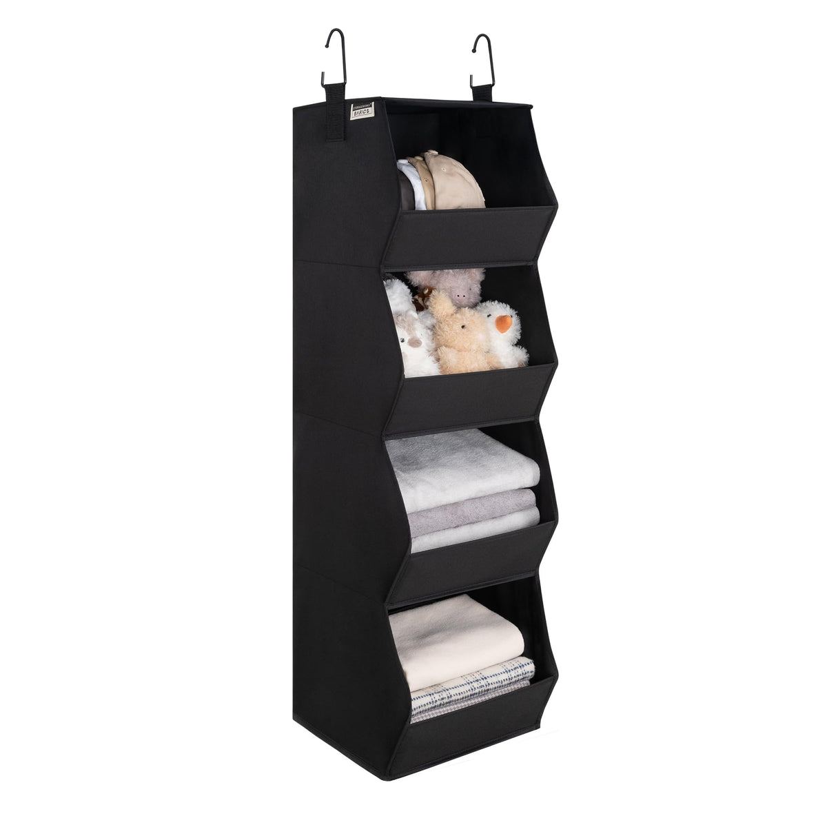 StorageWorks Basics Hanging Closet Organizer, Foldable Storage Organizer