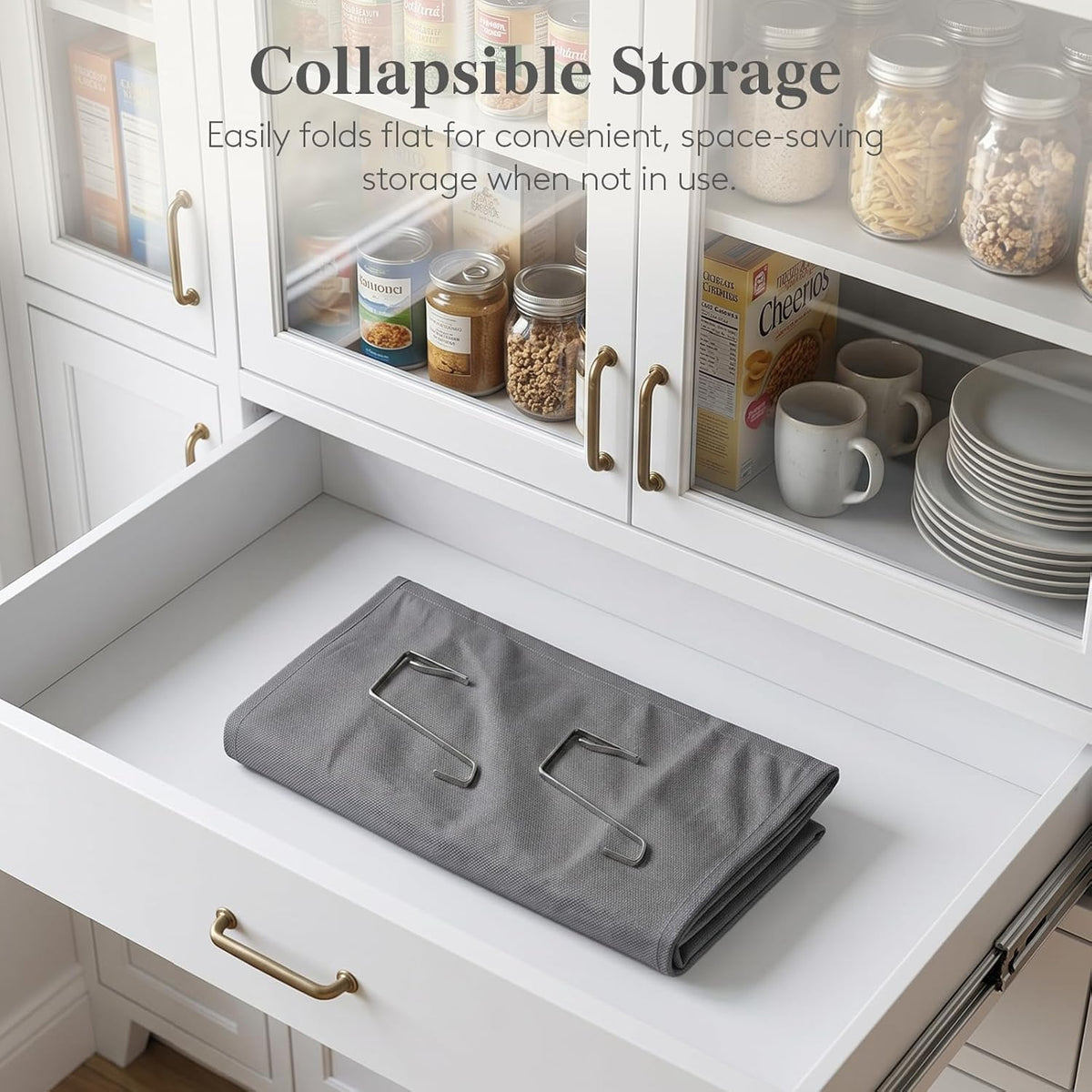 Lifewit 1 Pack Over the Door Organizer 5 Section Hanging Storage, Dark Gray