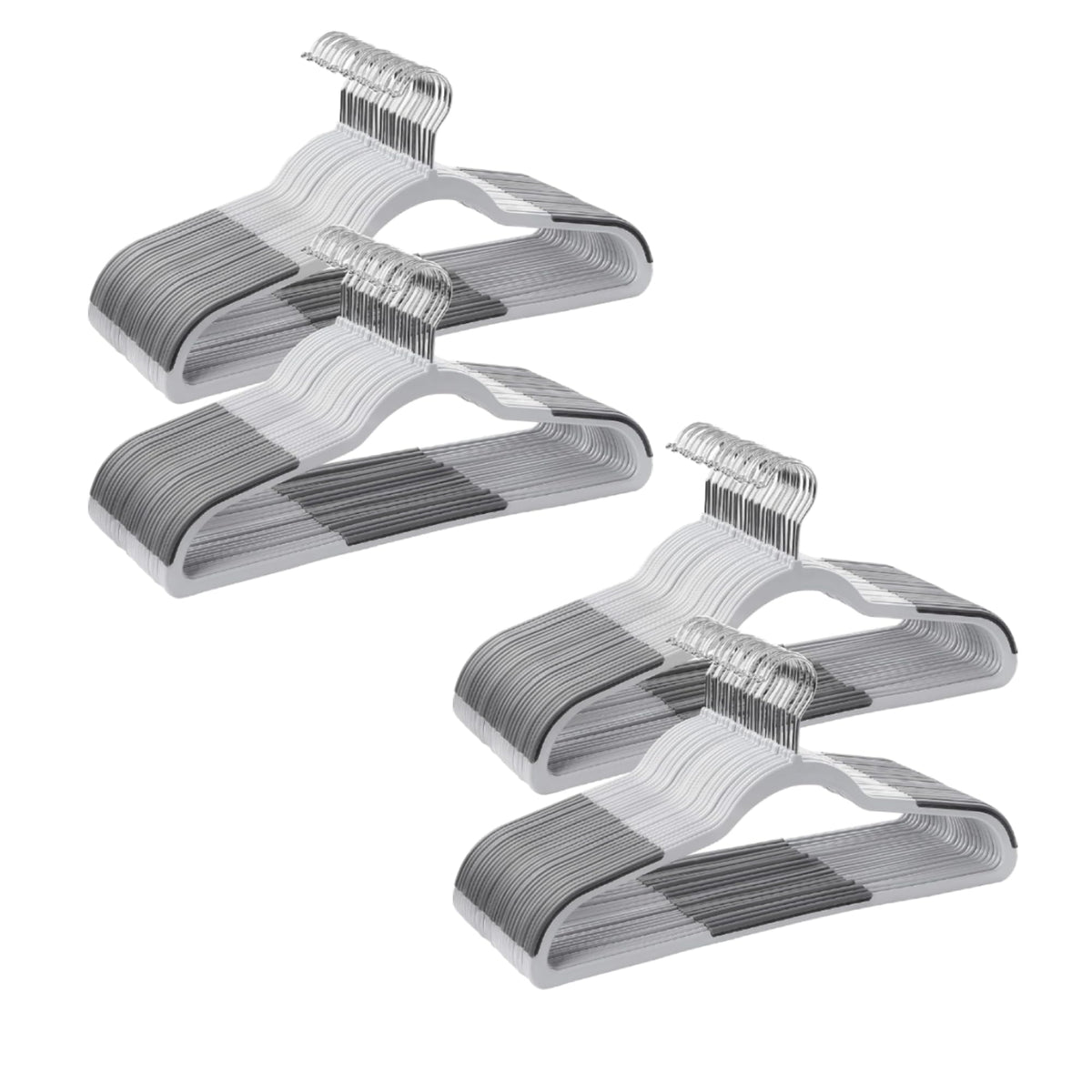 SONGMICS Plastic Clothes Hangers, Pack of 60, Space-Saving