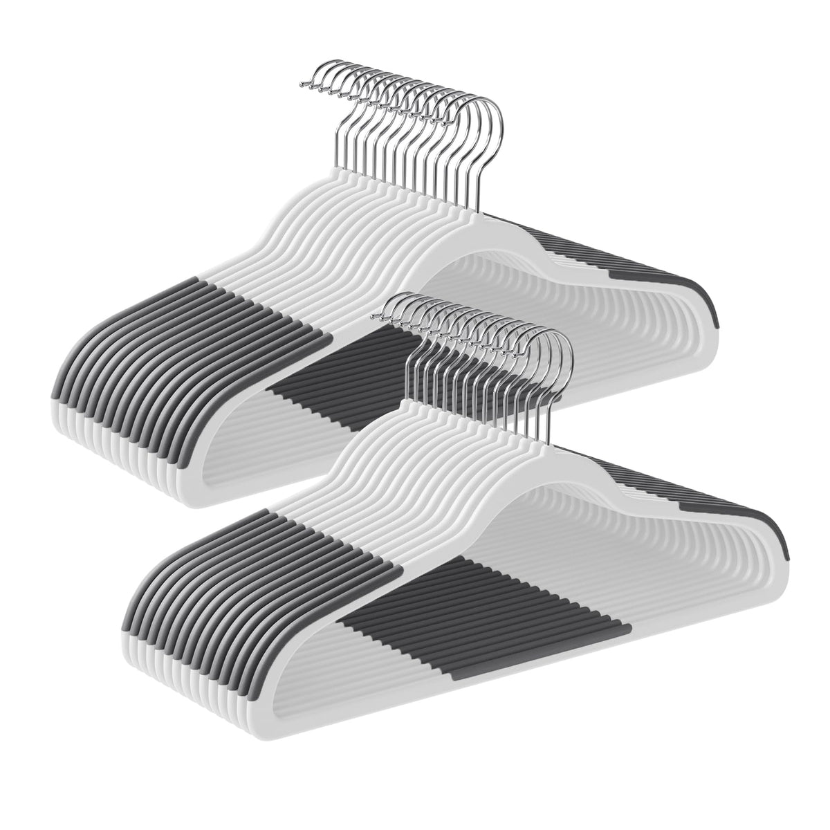 SONGMICS Plastic Clothes Hangers, Pack of 60, Space-Saving