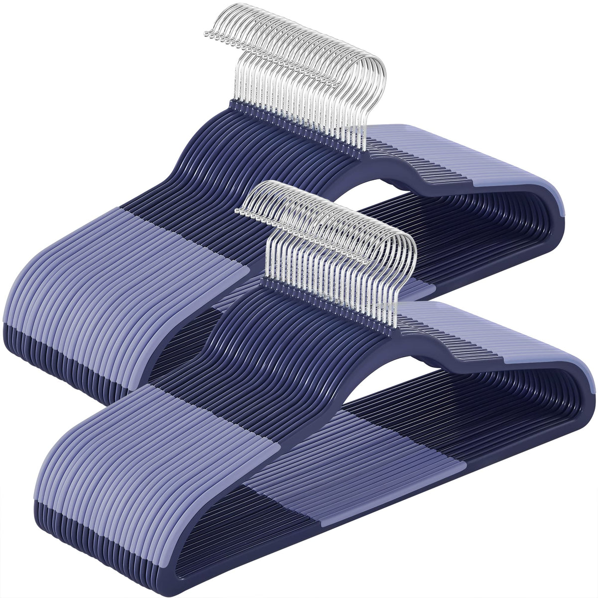 SONGMICS Plastic Clothes Hangers, Pack of 60, Space-Saving
