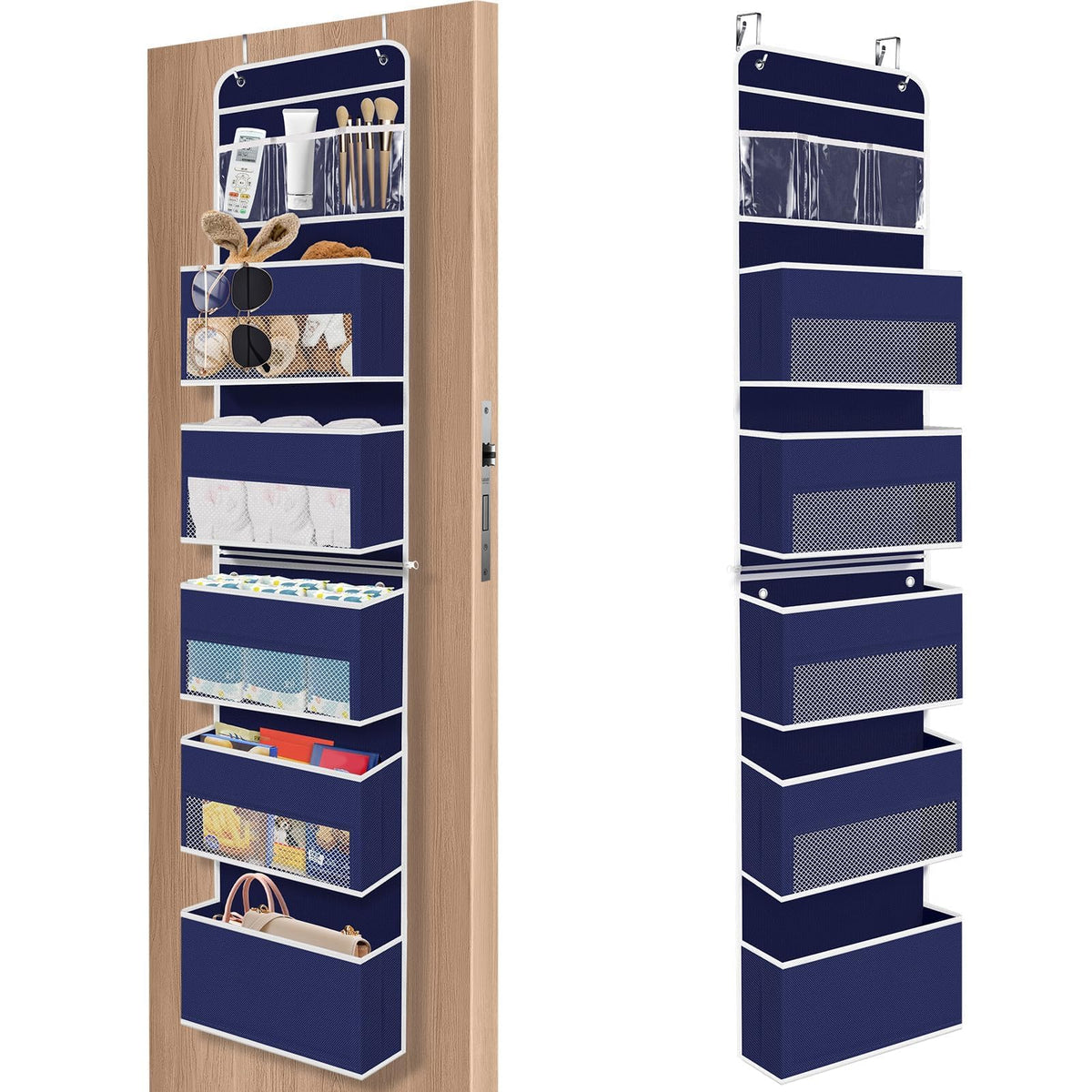 SpaceHacks 1 Pack Over The Door Organizer Hanging Storage Room Organizer