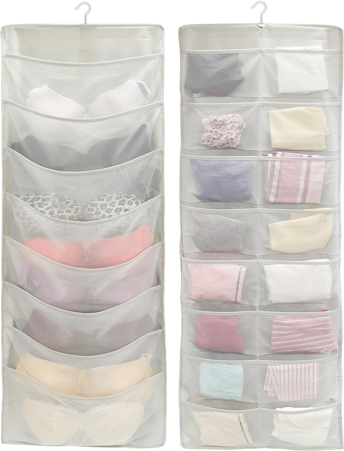 Simple Houseware 24-Pocket Double-Sided Hanging Closet Organizer